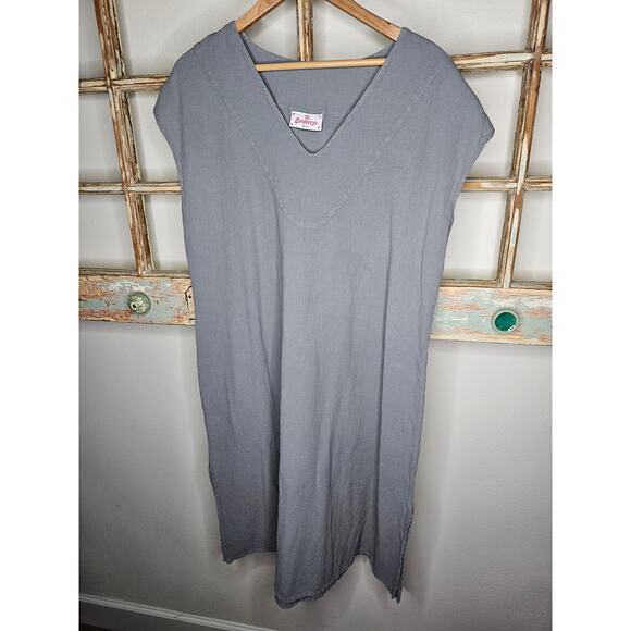 Cotton Ways Grey Sleeveless Dress ladies size 2 / Large/ Xlarge - Picture 4 of 10